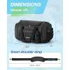 image:imageBAGSMART 4IN1 Gym Bag for Women Men TSA Lightweight Duffle Bag for Travel with Shoe Compartment amp Wet Pocket 22L30L38L Tactical Backpack with 40oz Water Bottle HolderLBlack