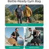 image:imageBAGSMART 4IN1 Gym Bag for Women Men TSA Lightweight Duffle Bag for Travel with Shoe Compartment amp Wet Pocket 22L30L38L Tactical Backpack with 40oz Water Bottle HolderCDesert Khaki