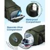 image:imageBAGSMART 4IN1 Gym Bag for Women Men TSA Lightweight Duffle Bag for Travel with Shoe Compartment amp Wet Pocket 22L30L38L Tactical Backpack with 40oz Water Bottle HolderGreen