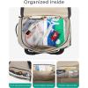 image:imageBAGSMART 4IN1 Gym Bag for Women Men TSA Lightweight Duffle Bag for Travel with Shoe Compartment amp Wet Pocket 22L30L38L Tactical Backpack with 40oz Water Bottle HolderHJet Black