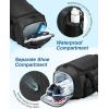 image:imageBAGSMART 4IN1 Gym Bag for Women Men TSA Lightweight Duffle Bag for Travel with Shoe Compartment amp Wet Pocket 22L30L38L Tactical Backpack with 40oz Water Bottle HolderLBlack