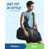 image:imageBAGSMART 4IN1 Gym Bag for Women Men TSA Lightweight Duffle Bag for Travel with Shoe Compartment amp Wet Pocket 22L30L38L Tactical Backpack with 40oz Water Bottle HolderLBlack