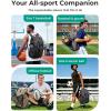 image:imageBAGSMART Basketball Gym Backpack for Men with Shoes Compartment Basketball Bag with Ball Holder Functional Gym Bag for Volleyball Soccer amp BaseballLight Brown