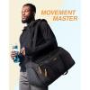image:imageBAGSMART Gym Bag for Men 31L Sports Travel Duffle Bag With Shoe Compartment Waterproof Gym Duffel Bag for Men Travel Carry On Weekender Workout Bag Black