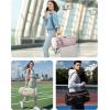 image:imageBAGSMART Gym Bag for Men amp Women Lightweight Duffel with Shoe Compartment Weekender Bags with Wet Pocket Workout Overnight Carry on for Travel BeigeBeige