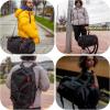 image:imageBAGSMART Gym Bag for Women amp Men Sports Travel Duffel Backpack with Shoe Compartment Laptop Compartment Water Resistant Carry On Weekender Bag for AirplaneBlack
