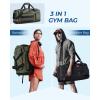 image:imageBAGSMART Gym Bag for Women amp Men Sports Travel Duffel Backpack with Shoe Compartment Laptop Compartment Water Resistant Carry On Weekender Bag for AirplaneGreen