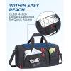 image:imageBAGSMART Gym Bag for Women amp Men Sports Travel Duffel Backpack with Shoe Compartment Laptop Compartment Water Resistant Carry On Weekender Bag for AirplaneBlack