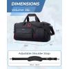 image:imageBAGSMART Gym Bag for Women amp Men Sports Travel Duffel Backpack with Shoe Compartment Laptop Compartment Water Resistant Carry On Weekender Bag for AirplaneBlack