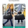 image:imageBAGSMART Gym Bags for Men Women Foldable Travel Duffle Bag Lightweight Weekender Duffel Bag With Shoe Compartment Water Resistant Workout Duffle Sports Bag for Travel Yoga BlackBlack