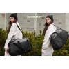 image:imageBAGSMART Gym Bags for Men Women Foldable Travel Duffle Bag Lightweight Weekender Duffel Bag With Shoe Compartment Water Resistant Workout Duffle Sports Bag for Travel Yoga Black1Black