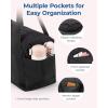 image:imageBAGSMART Personal Item Travel Bag For Spirit Airlines 23L Lightweight Gym Bag for Women Foldable Duffle Bag Weekender Overnight Bag for Travel GymBlack