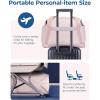 image:imageBAGSMART Personal Item Travel Bag For Spirit Airlines 23L Lightweight Gym Bag for Women Foldable Duffle Bag Weekender Overnight Bag for Travel GymPink