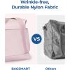 image:imageBAGSMART Personal Item Travel Bag For Spirit Airlines 23L Lightweight Gym Bag for Women Foldable Duffle Bag Weekender Overnight Bag for Travel GymPink