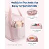 image:imageBAGSMART Personal Item Travel Bag For Spirit Airlines 23L Lightweight Gym Bag for Women Foldable Duffle Bag Weekender Overnight Bag for Travel GymPink