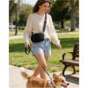 image:imageBAGSMART Reiki Gym Bag for Women MiniMedium Crossbody Bags for Women 5L Dance Bag with Detachable Strap 15L Yoga Mate Bag with Wet amp Dry Pocket MiniSand Brown5LJet Black