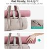 image:imageBAGSMART Reiki Gym Bag for Women MiniMedium Crossbody Bags for Women 5L Dance Bag with Detachable Strap 15L Yoga Mate Bag with Wet amp Dry Pocket MiniSand Brown15LBlack