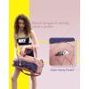 image:imageBAGSMART Small Gym Bag With Shoe Compartment amp Wet Pocket Lightweight Sports Travel Duffel Carry On Weekender Overnight Water Resistant Sports Gym Tote for Swimming Yoga Almond OilDark Pink