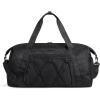 image:imageBAGSMART Small Gym Bag With Shoe Compartment amp Wet Pocket Lightweight Sports Travel Duffel Carry On Weekender Overnight Water Resistant Sports Gym Tote for Swimming Yoga Almond OilBlack
