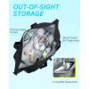 image:imageBAGSMART Small Gym Bag With Shoe Compartment amp Wet Pocket Lightweight Sports Travel Duffel Carry On Weekender Overnight Water Resistant Sports Gym Tote for Swimming Yoga Almond OilBlack