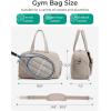 image:imageBAGSMART Tennis Gym Bag for Women Tennis Backpack Holds 2 Rackets with Shoe Compartment 156 Laptop Gym Backpacks for Court Offwork Everyday amp Overnight WeekendABlack