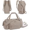 image:imageBAGSMART 4IN1 Gym Bag for Women Men TSA Lightweight Duffle Bag for Travel with Shoe Compartment amp Wet Pocket 22L30L38L Tactical Backpack with 40oz Water Bottle HolderALight tan