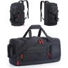 image:imageBAGSMART Gym Bag for Women amp Men Sports Travel Duffel Backpack with Shoe Compartment Laptop Compartment Water Resistant Carry On Weekender Bag for AirplaneBlack