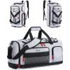 image:imageBAGSMART Gym Bag for Women amp Men Sports Travel Duffel Backpack with Shoe Compartment Laptop Compartment Water Resistant Carry On Weekender Bag for AirplaneGrey