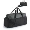 image:imageBAGSMART Gym Bags for Men Women Foldable Travel Duffle Bag Lightweight Weekender Duffel Bag With Shoe Compartment Water Resistant Workout Duffle Sports Bag for Travel Yoga BlackBlack