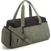 image:imageBAGSMART Gym Bags for Men Women Foldable Travel Duffle Bag Lightweight Weekender Duffel Bag With Shoe Compartment Water Resistant Workout Duffle Sports Bag for Travel Yoga BlackArmy Green