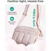 image:imageBAGSMART Anti Theft Crossbody Bags for Women Travel Purse Medium Quilted Puffy cross body bag Handbags Shoulder Purses DarkmediumBaby Pink