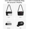 image:imageBAGSMART Anti Theft Crossbody Bags for Women Travel Purse Medium Quilted Puffy cross body bag Handbags Shoulder Purses DarkmediumBlack