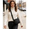 image:imageBAGSMART Anti Theft Crossbody Bags for Women Travel Purse Medium Quilted Puffy cross body bag Handbags Shoulder Purses DarkmediumBlack