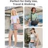 image:imageBAGSMART Anti Theft Crossbody Bags for Women Travel Purse Medium Quilted Puffy cross body bag Handbags Shoulder Purses DarkmediumBlack1
