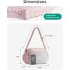 image:imageBAGSMART Anti Theft Crossbody Bags for Women Travel Purse Medium Quilted Puffy cross body bag Handbags Shoulder Purses DarkmediumBlack1