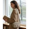 image:imageBAGSMART Anti Theft Crossbody Bags for Women Travel Purse Medium Quilted Puffy cross body bag Handbags Shoulder Purses DarkmediumBrown