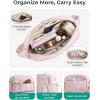 image:imageBAGSMART Anti Theft Crossbody Bags for Women Travel Purse Medium Quilted Puffy cross body bag Handbags Shoulder Purses DarkmediumBrown1