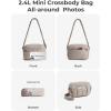 image:imageBAGSMART Anti Theft Crossbody Bags for Women Travel Purse Medium Quilted Puffy cross body bag Handbags Shoulder Purses DarkmediumDark Pink
