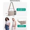 image:imageBAGSMART Cross Body Purse Medium Crossbody Bags for Women Travel Purse 43L Puffy Handbag Wallet with RFID Blocking SlotsGreen