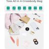 image:imageBAGSMART Crossbody Bags for Women Lightweight Purses for Women Quilted Puffer Tote Handbags for Daily UseShopTravelBaby Pink