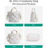 image:imageBAGSMART Crossbody Bags for Women Lightweight Purses for Women Quilted Puffer Tote Handbags for Daily UseShopTravelBeige