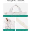 image:imageBAGSMART Crossbody Bags for Women Lightweight Purses for Women Quilted Puffer Tote Handbags for Daily UseShopTravelBeige