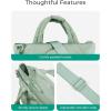 image:imageBAGSMART Crossbody Bags for Women Lightweight Purses for Women Quilted Puffer Tote Handbags for Daily UseShopTravelForest Green
