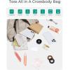 image:imageBAGSMART Crossbody Bags for Women Lightweight Purses for Women Quilted Puffer Tote Handbags for Daily UseShopTravelLight Tan