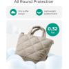 image:imageBAGSMART Crossbody Bags for Women Lightweight Purses for Women Quilted Puffer Tote Handbags for Daily UseShopTravelLight Tan
