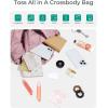 image:imageBAGSMART Crossbody Bags for Women Lightweight Purses for Women Quilted Puffer Tote Handbags for Daily UseShopTravelPink
