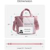 image:imageBAGSMART Crossbody Bags for Women Lightweight Purses for Women Quilted Puffer Tote Handbags for Daily UseShopTravelPink