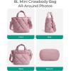 image:imageBAGSMART Crossbody Bags for Women Lightweight Purses for Women Quilted Puffer Tote Handbags for Daily UseShopTravelPink