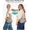 image:imageBAGSMART Crossbody Bags for Women Travel Purse Puffer Bum Bag Handbag Wallets Crossbody Fanny Packs for Travel amp WorkBrown