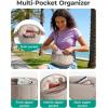 image:imageBAGSMART Crossbody Bags for Women Travel Purse Puffer Bum Bag Handbag Wallets Crossbody Fanny Packs for Travel amp WorkBrown